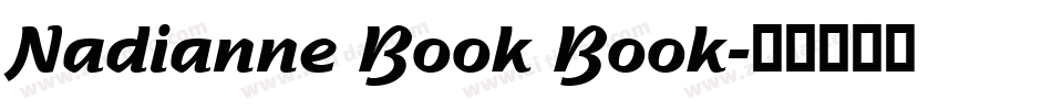 Nadianne Book Book字体转换